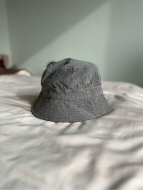 100% Cotton Classic Gray Bucket Hat
